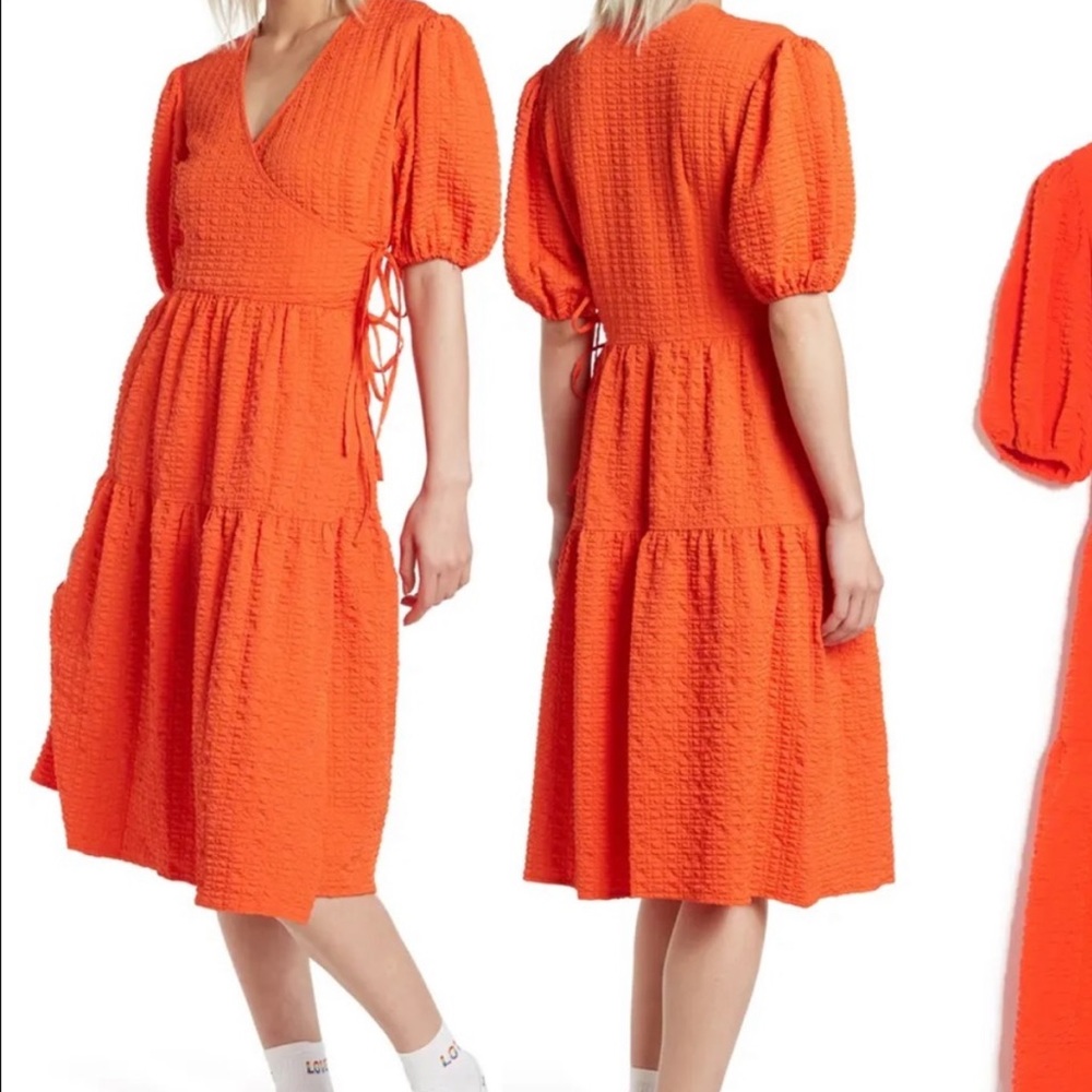 Top Shop Midi Wrap Dress